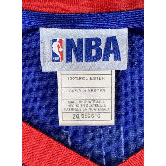 Vintage NBA Detroit Pistons Tayshaun Prince Blue Jersey Men's Size 2XL - Picture 5 of 9